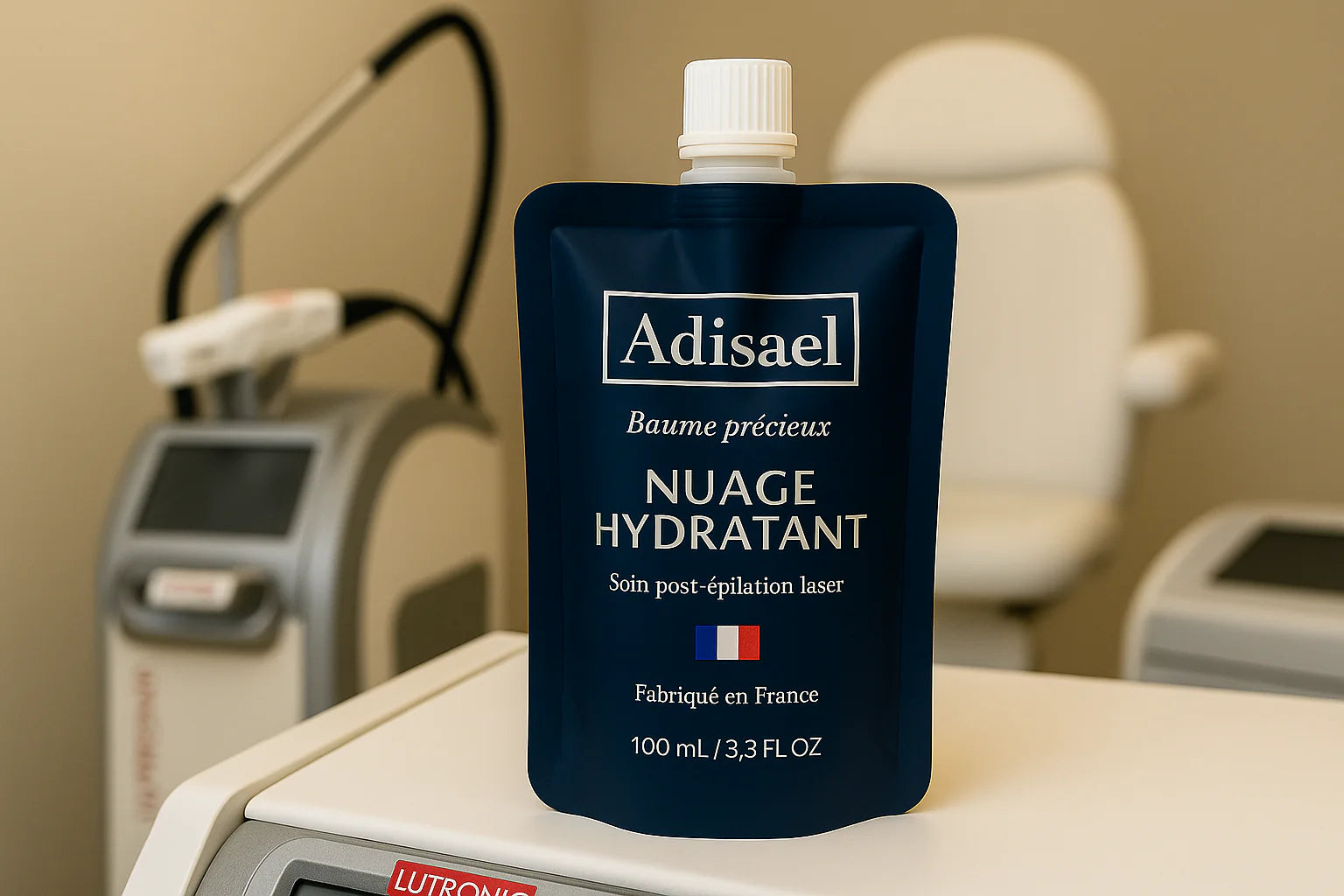 Baume précieux Adisael Nuage Hydratant soin post-épilation laser 100 ml en clinique esthétique