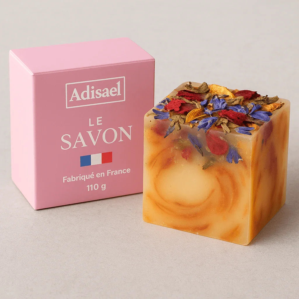 Savon naturel Adisael 110 g – Soin hydratant & bien-être quotidien - ADISAEL