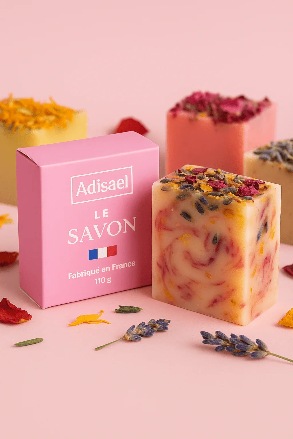 Savon naturel Adisael 110 g – Soin hydratant & bien-être quotidien - ADISAEL