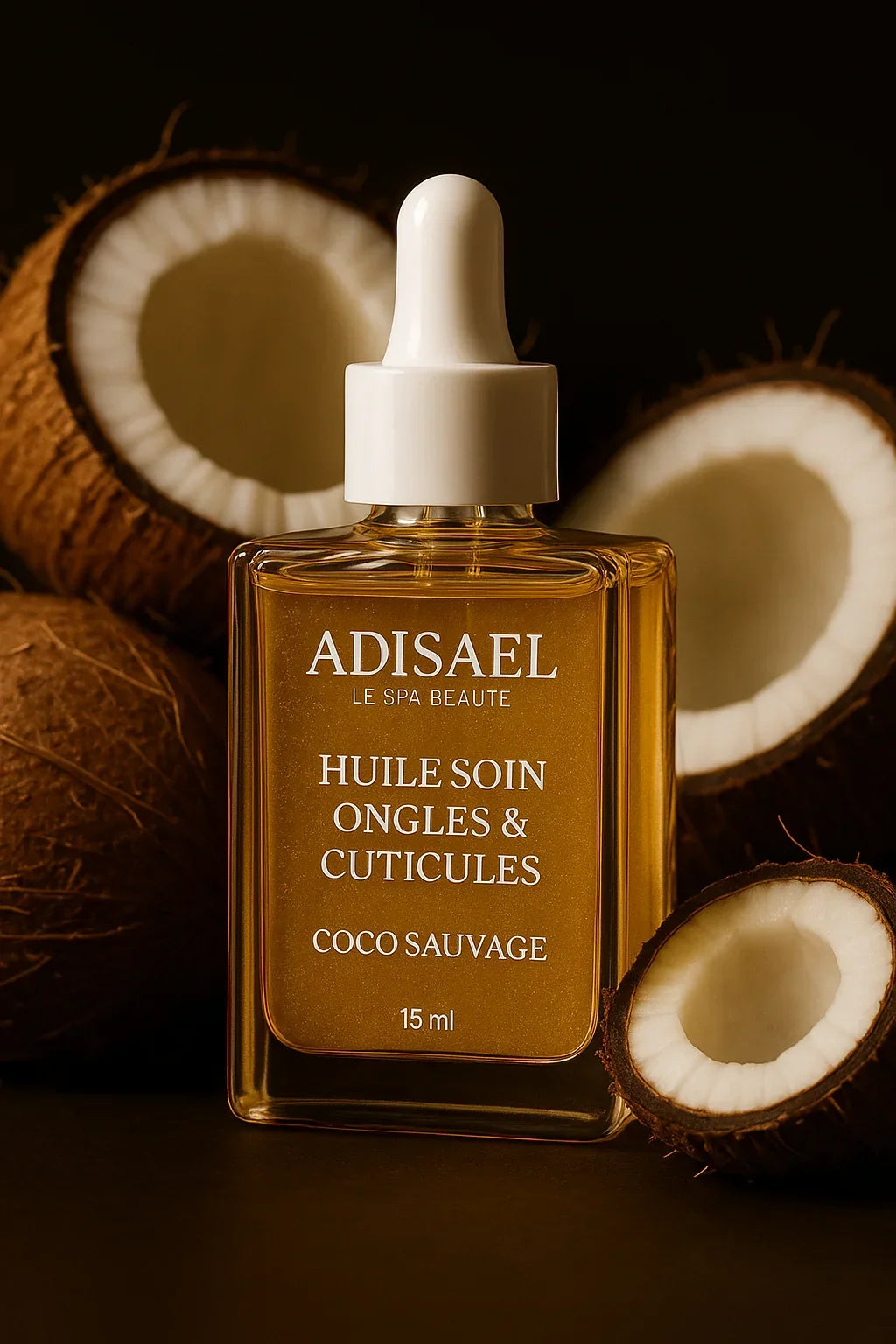 Huile pour ongles et cuticules ADISAEL avec pipette