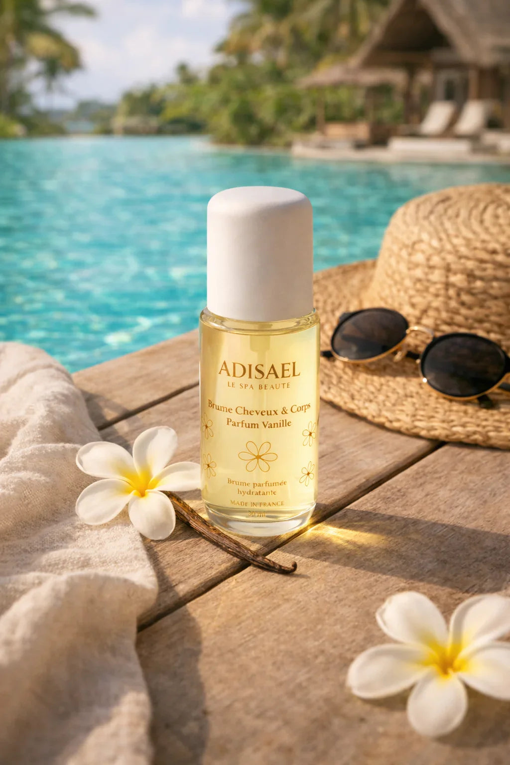 Brume Cheveux & Corps Vanille – Brume parfumée hydratante | ADISAEL