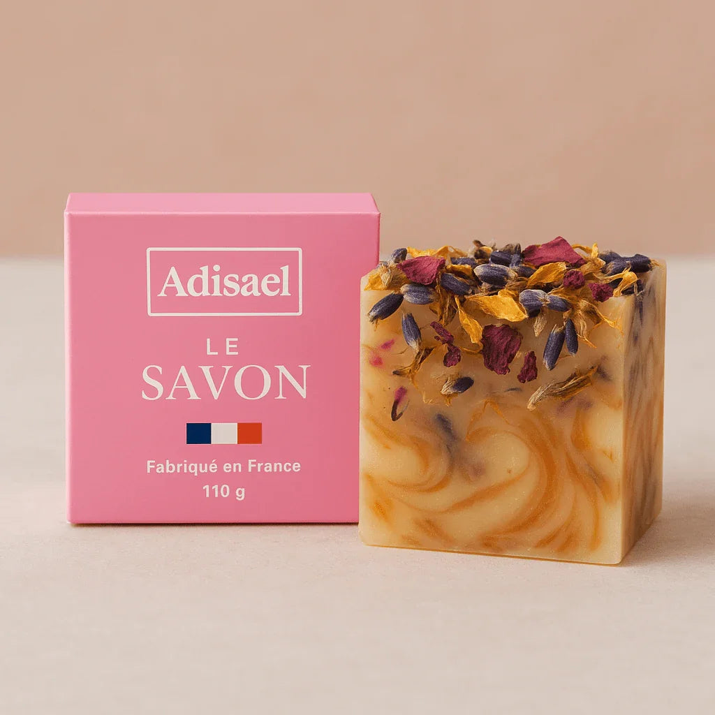 Savon naturel Adisael 110 g – Soin hydratant & bien-être quotidien - ADISAEL